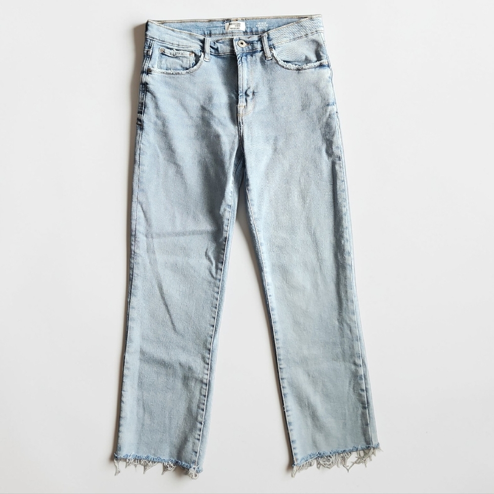 Kensie Vintage Luxe Allie High Rise Slim Straight Jeans-Size 8/29